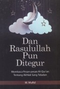Dan Rasulullah Pun Ditegur